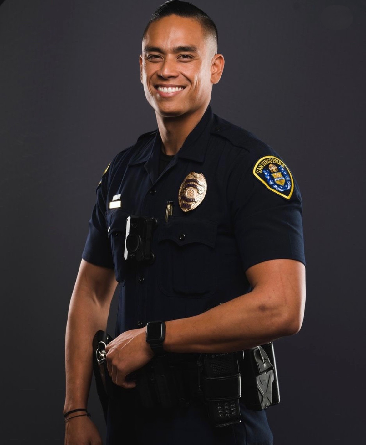 Officer Austin C. Machitar in his San Diego Police Department uniform